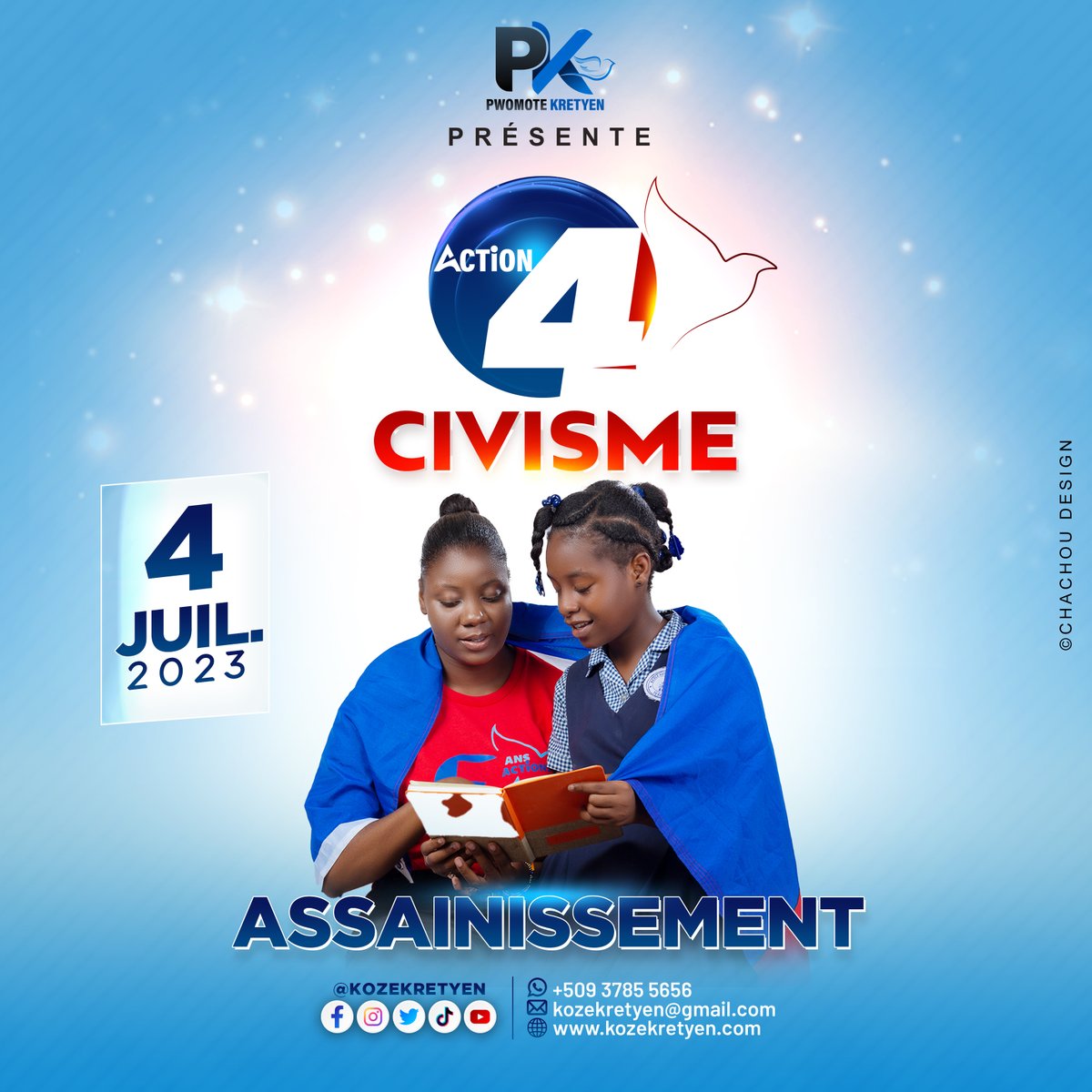 KozeKretyen's tweet photo. Action #4 is loading...
@Pwomote_Kretyen will be partnering with us
#KozeKretyen
#Civism https://t.co/LsdeSTTdXI