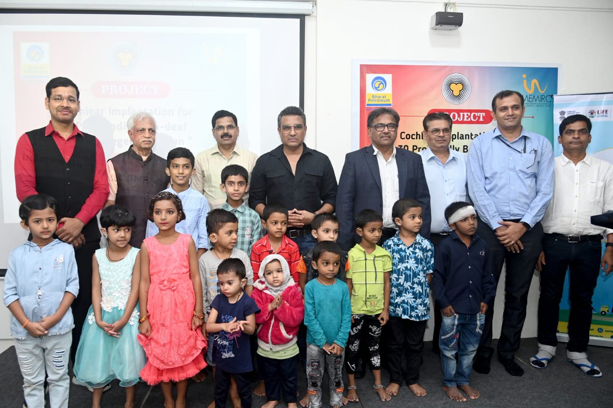 Celebrating compassion and empowerment!

<a href="/SanjayManjrekar/">Sanjay Manjrekar</a>, the legendary cricketer, spent an incredible day with 30 underprivileged and deaf children in Nashik. 

#CSR #CochlearImplantation #EmpoweringChildren #MakingADifference
