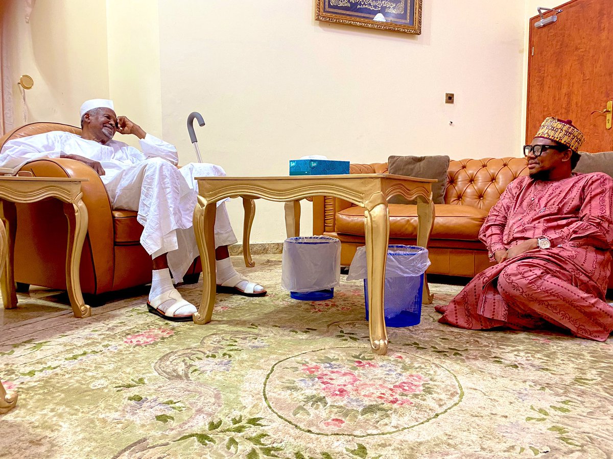 adamugarba's tweet photo. Today I had the pleasure of meeting Nigeria’s finest & treasured industrialist, foremost philanthropist, deeply resourceful and highly intellectual elder statesman of repute, Alhaji Aminu Dantata.

We had over 3 hours of conversation around everything. Life, world history, business, politics, Nigerian evolution, including BRICS, etc and we also discussed about the future and what our generation need to do to reclaim Nigeria’s lost glory.

At 96 years old, I found him of sound mind and good health. He recalled everything, with dates & locations from 1940s till date. I was thrilled by his level of cognition, much more than most people even within our age bracket. Nothing short of the Grace of Allah surrounding him.

I’ve learnt a lot, much more than I’ve learned in any book or any classes I’ve been. What a treasure!

Baba is not just a blessing to Nigeria, but to Africa and the world. What fascinates me more about him is his highest sense of patriotism and deep believe in the Nigerian Project. I’m truly inspired.

He gave me his phone so that I can personally dial my phone number. 

May Allah continue to bless him with sound health, mind and spirit, including his generations. And as he inherited from his preceding generations, a reputable, responsible and reliable family name, May Allah bless his proceeding generations continues growth in strength, peace, protection and prosperity forever and ever. Ameen.

Thank you @AMsDtt for making it possible for me to meet Baba today. I really appreciate.