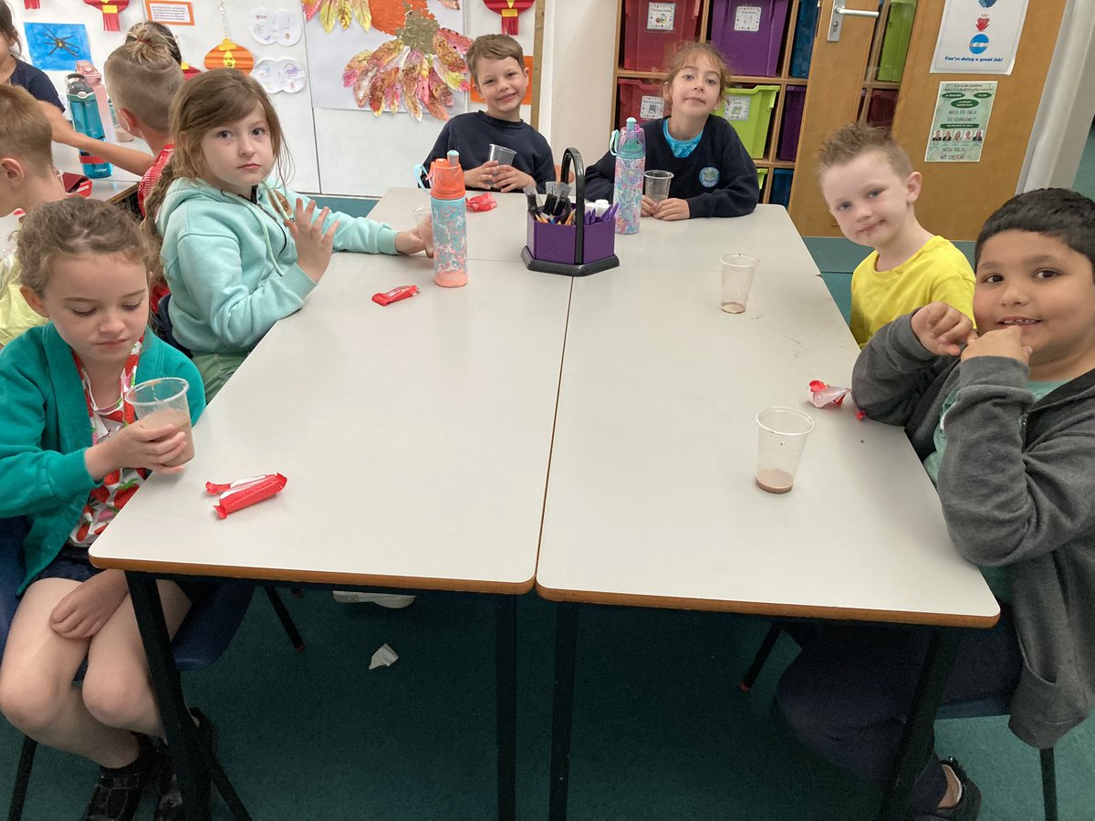 MrsMitchellLMS's tweet photo. Newts enjoying a nice cup of hot chocolate. Best way to warm up for Sports Day! 🏆@LongMeadowSch https://t.co/cEo8riOdkL