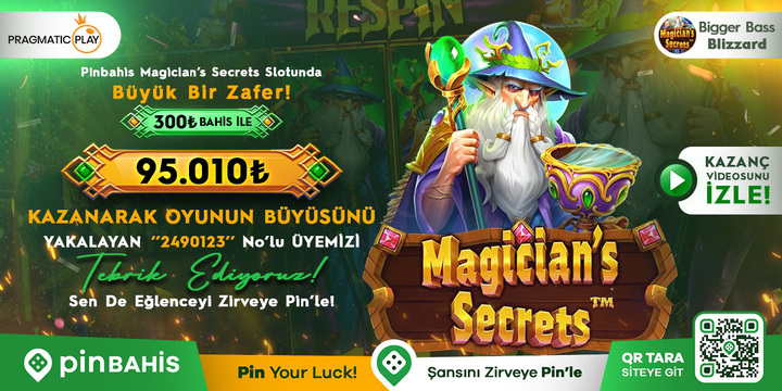#Pinbahis | RETWEET VE TELEGRAM TAKİP ETKİNLİĞİ

🌟 Telegram hesabımızı takip eden ve gönderiyi retweetleyen 250 üyemize çekilişle Pragmatic Play - Magician's Secrets #Slotunda geçerli 1⃣0️⃣0️⃣ #Freespin eklenecektir.

✅ Şimdi Etkinliğe Katıl -  t.me/pinbahis_tr
