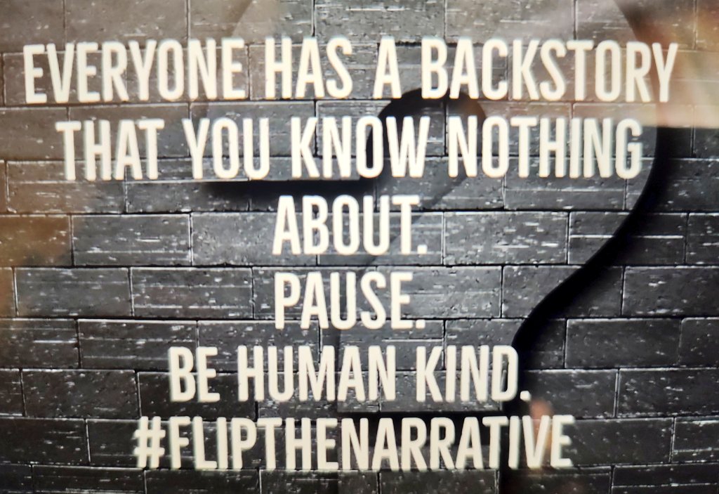 'Everyone has a backstory...'
#FlipTheNarrative #S3Webinar @elly_chapple @studioIII