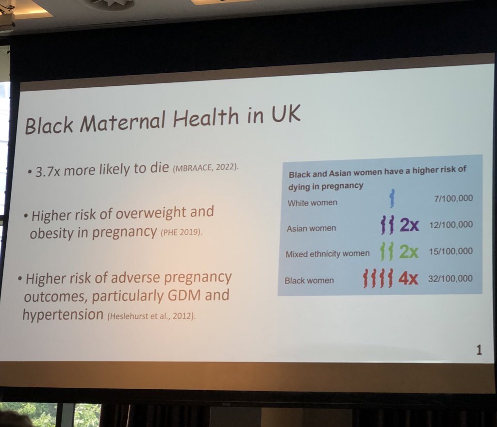 swisstoni99's tweet photo. Great presentation from @Mee_Row on some of the findings from her PhD on black maternal health in the UK. @NutritionSoc #NSSummer23 #HiltonLiverpool
#maternalhealth #maternalnutrition https://t.co/jrT5pfbzON