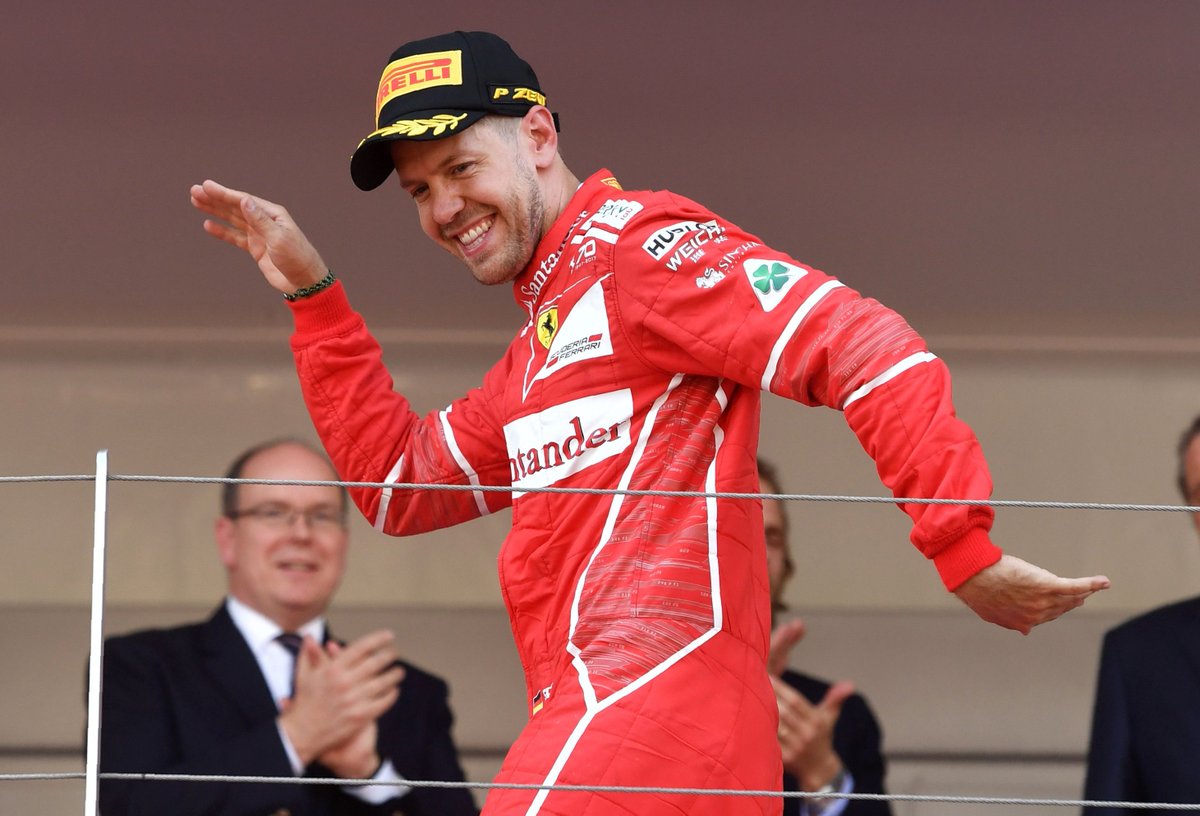 F1's tweet image. Ever the entertainer! 😍

Hope you're enjoying your day, Seb 🎂

#F1 #Seb5