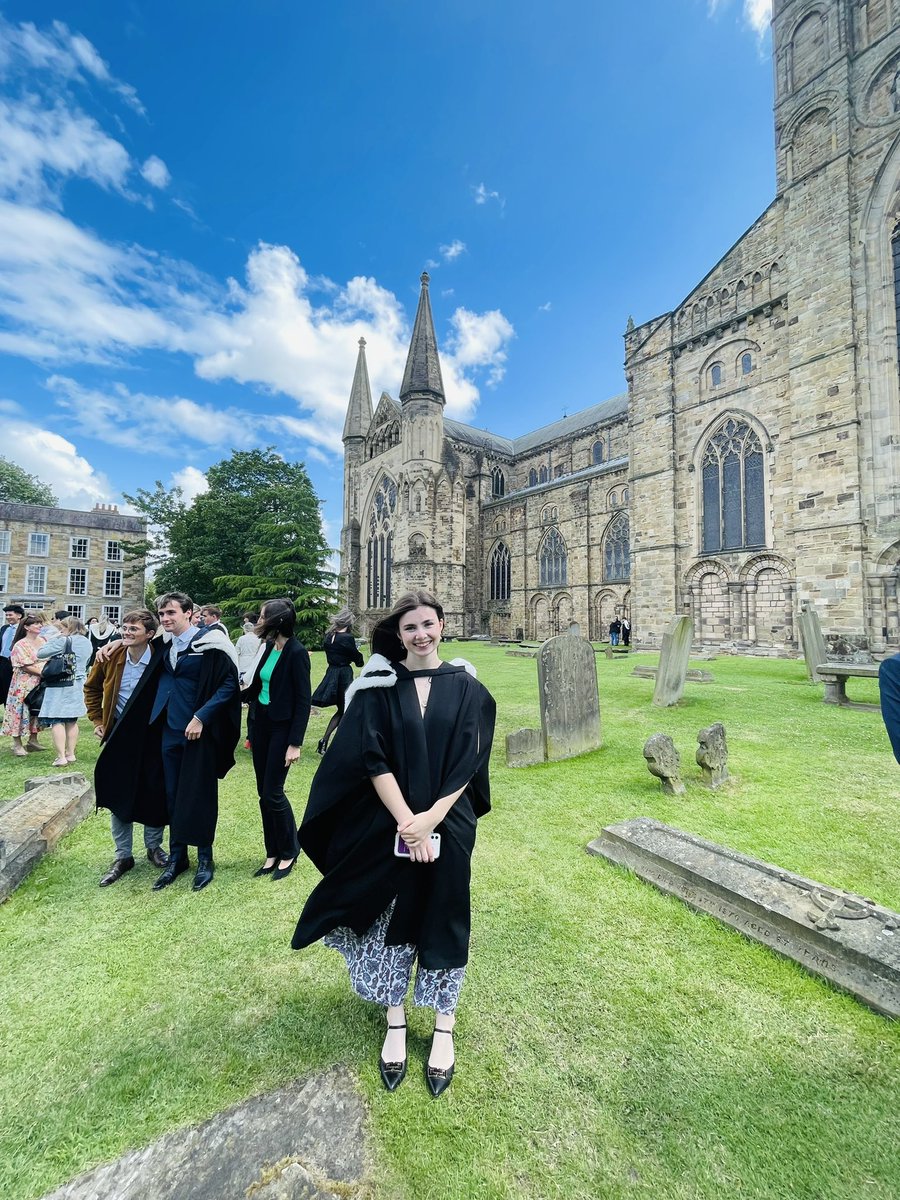 NJones's tweet photo. That’s been some day at #DUcongregation. Congratulation to the wonderful @izzijsay on her graduation from @durham_uni 
Watch out Westminster! https://t.co/K1Yi90xq3V