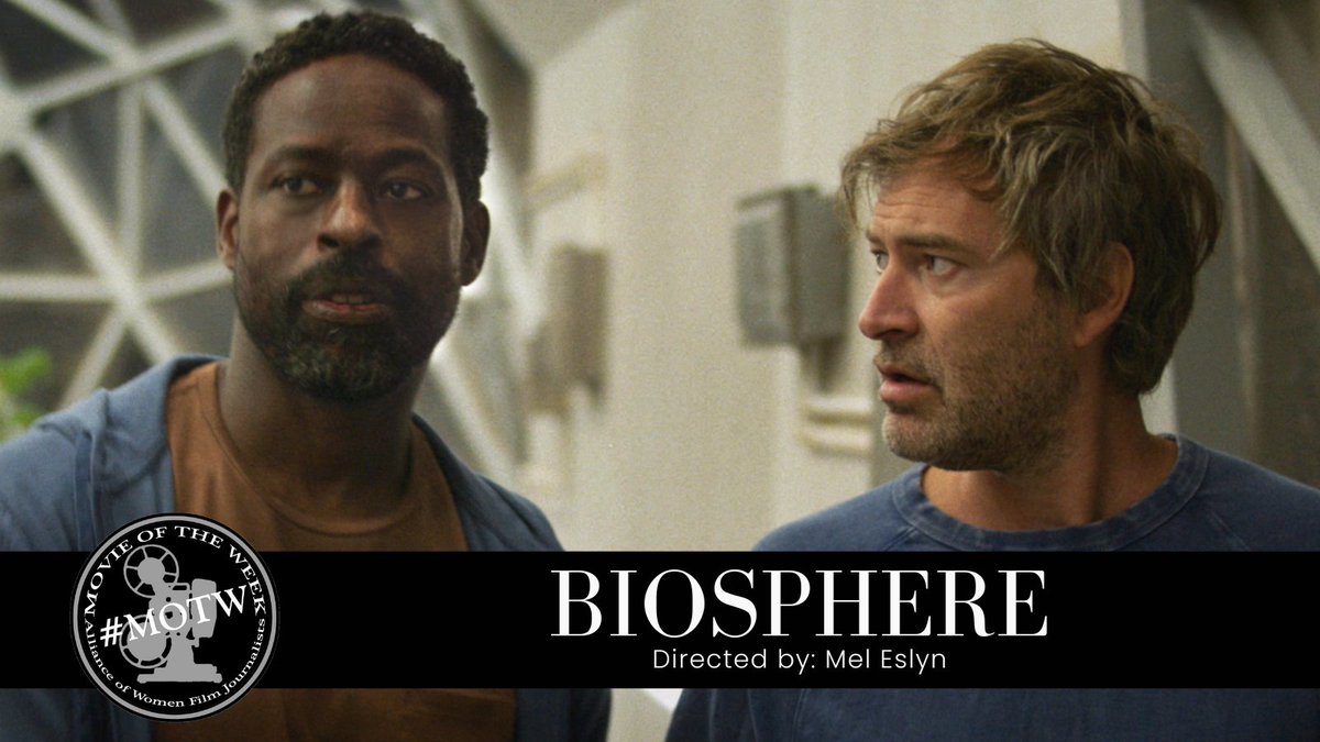 '@SterlingKBrown and @MarkDuplass are simply exceptional.' @meleslyn makes her directorial debut with #Biosphere, and the fantastic sci-fi comedy is our #AWFJ Movie of the Week! Find out what our team of critics has to say about the @IFCFilms release now: awfj.org/blog/2023/07/0…