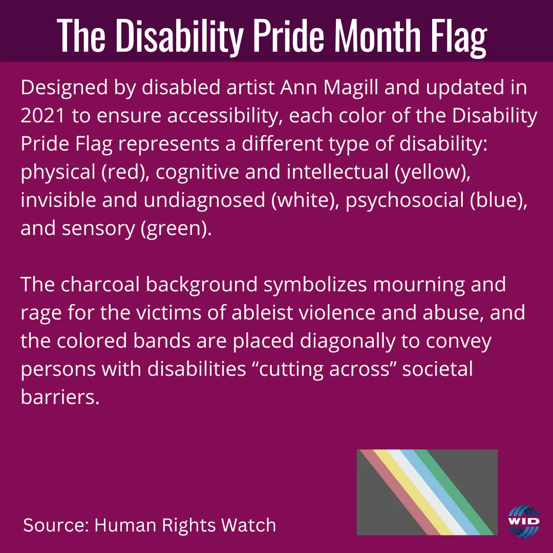 Happy #DisabilityPrideMonth! Here’s how it started and the symbolism of the Disability Pride flag!