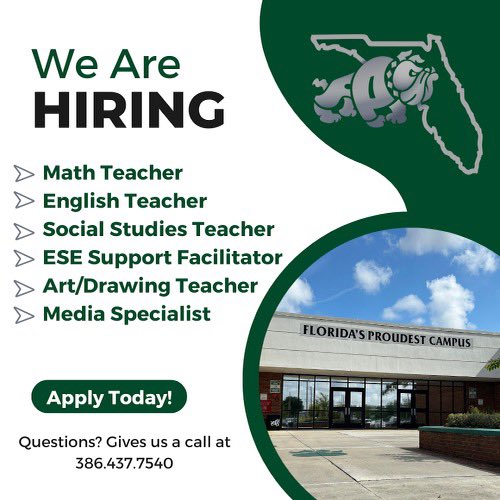 Flagler Palm Coast High School (@fpchs) on Twitter photo Interested in Setting the Standard as a Bulldog? Visit Flagler Schools and click Careers to apply! <a href="/FlaglerSchools/">FlaglerSchools</a> Interested in Setting the Standard as a Bulldog? Visit Flagler Schools and click Careers to apply! <a href="/FlaglerSchools/">FlaglerSchools</a>