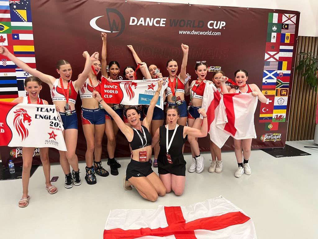 Guess who has won #SILVER at the @danceworldcup in #Portugal ??? 
Just our amazing Amber with her dance school @AllstarsAcadem1 
They were incredible!!!! 🙌🏻🙌🏻

#dwc #danceworldcup #songanddance #allstars #proudmama