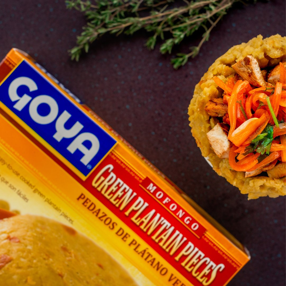 ¡Te la ponemos fácil! Nuestros pedazos de plátano verde Goya son perfectos para hacer un buen mofongo. Rápido y con el mismo gran sabor. 

¡Si es Goya…tiene que ser bueno!