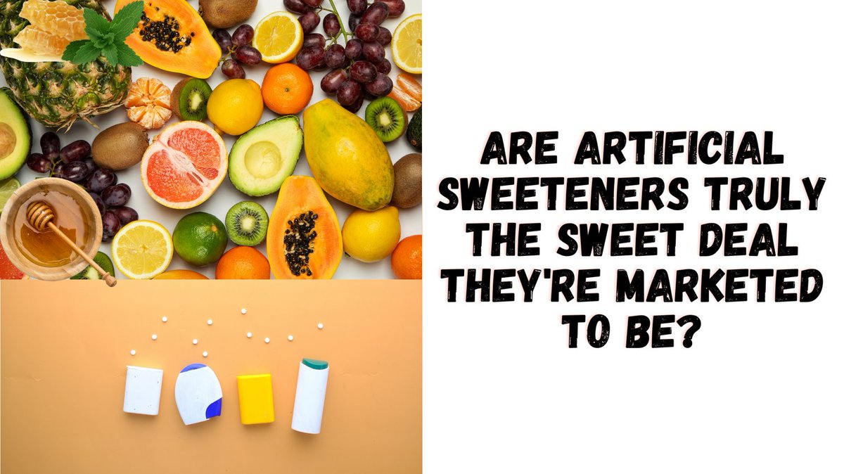 ExtracellularRM's tweet photo. Are artificial sweeteners more bitter than sweet for your health? Delve into our latest blog that explores the truth about these sugar substitutes. Find out why natural sugars may be a healthier alternative. #ArtificialSweeteners #HealthTips #extracellular #localdoctors https://t.co/VOwvuwD0oR