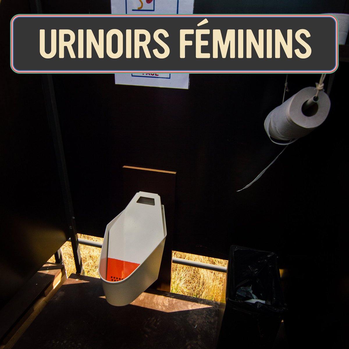 Urinoirs féminins : rapides et hygiéniques ! ♀

Comme l’année dernière, des urinoirs féminins conçus par les membres de l’association seront présents sur le festival !

Ces urinoirs permettent de réduire l’attente aux toilettes et de profiter un maximum du festival !