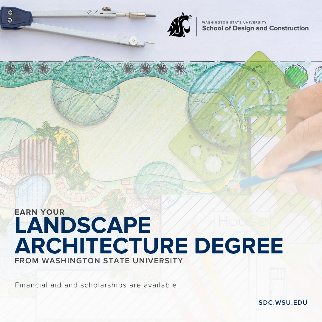 #MondayMotivation 

Earn your #LandscapeArchitecture degree from Washington State University! 

Financial aid and scholarships are available.

sdc.wsu.edu

#WSU #MajorMonday #GoCougs