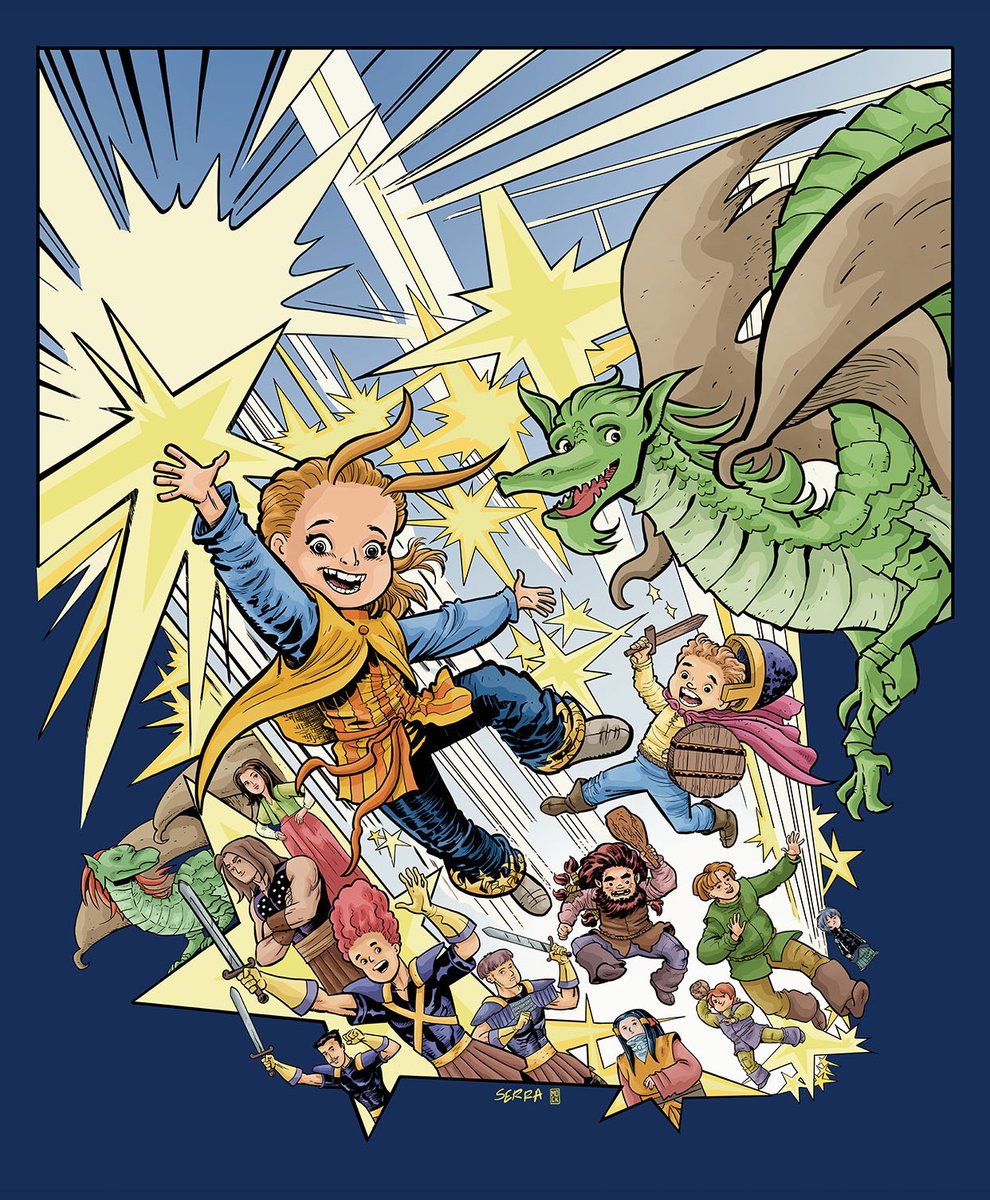 Cover for an upcoming full-colour Growing Up Enchanted trade. Cover art by me and colours by Patrik Mock. The book will be released by <a href="/Markosia/">Markosia Enterprises</a>
Story by <a href="/jackbriglio/">Jack Briglio</a> (Like that matters...🤭)
Interior colours will be done by Patrik Mock and @Jason_Millet