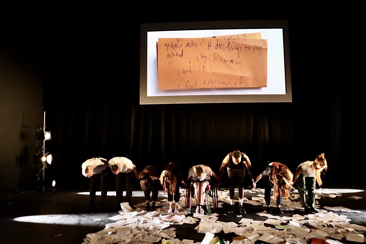 We'd like to share another thank you to the wonderful cast, creative team, partners and audiences who supported recent performances of Bonewords. Devised by #LouiseStern and @HetainPatel1, commissioned by @SurfaceAreaDT Image: Nicole Vivien Watson surfacearea.org.uk