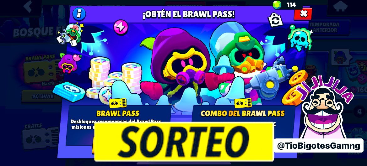 TioBigotesGamng's tweet photo. SORTEO BRAWL PASS 😱

Quieres ganar el pase de la nueva temporada de Brawl Stars o 10 USD vía PayPal ?

- Sígueme @TioBigotesGamng 
- RT ♻️ y Like ❤️ 
- Menciona a dos amigos

Termina en 48 horas!!! https://t.co/d9SEG0qDE4