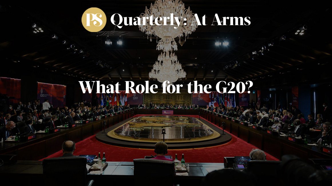 ProSyn's tweet image. In the latest #PSQuarterly, @AmbMoKumar @StuartG30 @PaolaSubacchi @NgaireWoods and Jim O'Neill consider whether the G20 can still achieve the same level of effectiveness that it once did. bit.ly/3Pfbq38
