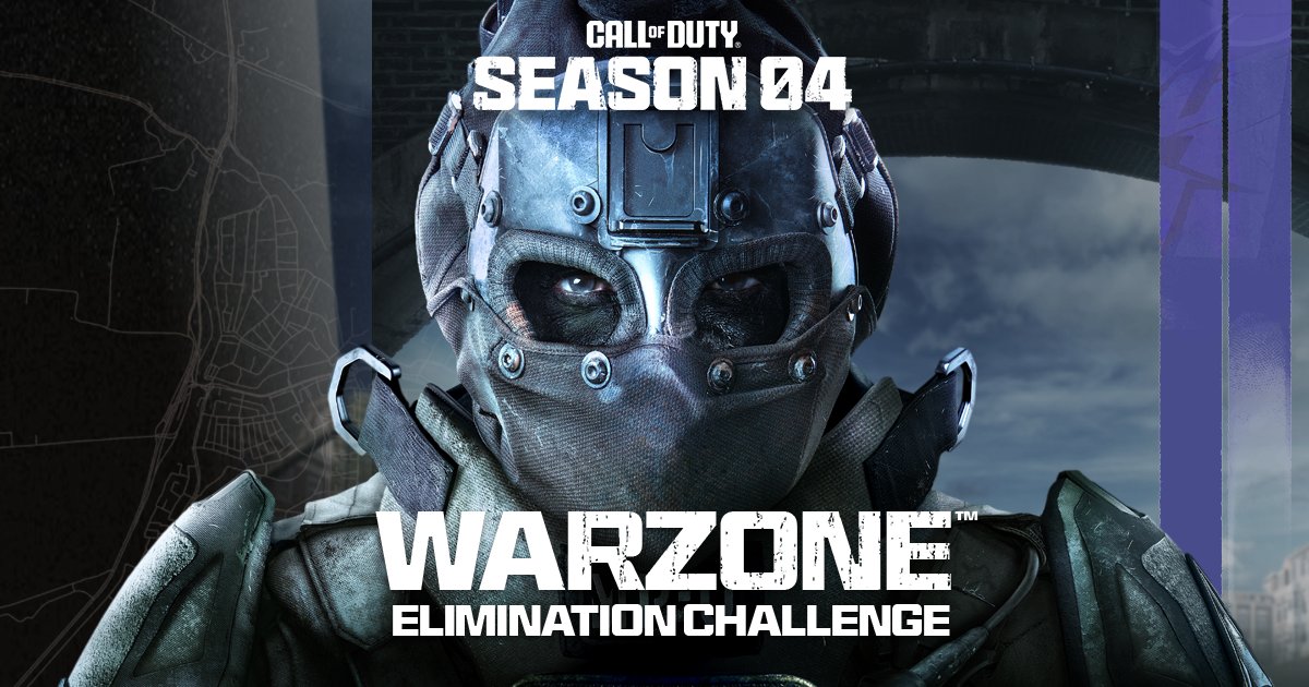 Synchronise watches.  

The #WarzoneEliminationChallenge begins July 5 - July 11. cod.playstation.com