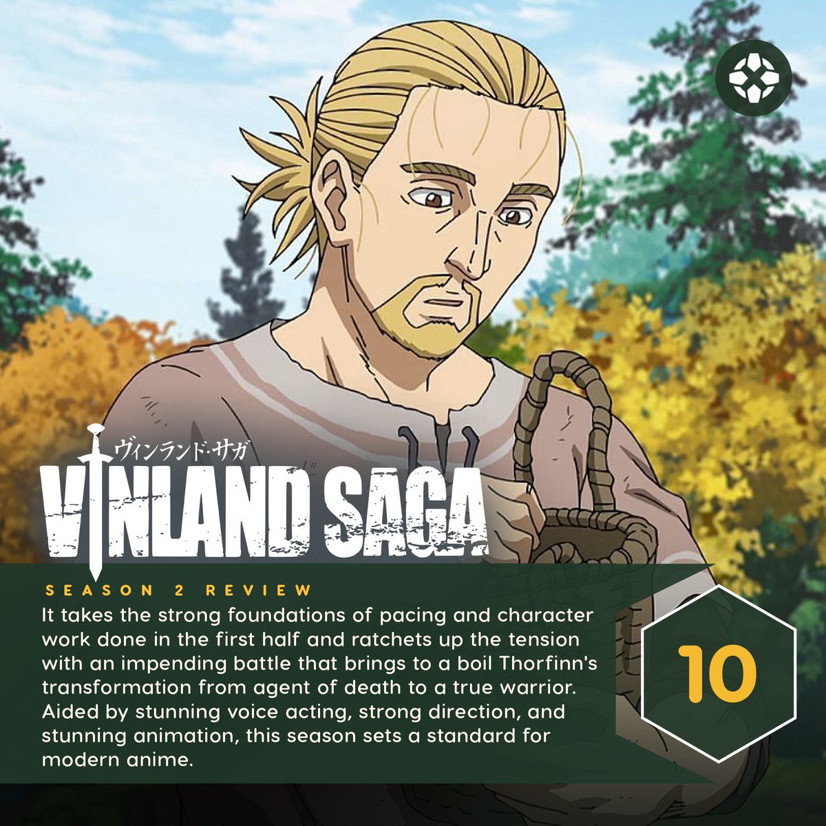 Season 2 is not just peak Vinland Saga, but peak modern anime. Our review: bit.ly/44qWyTI