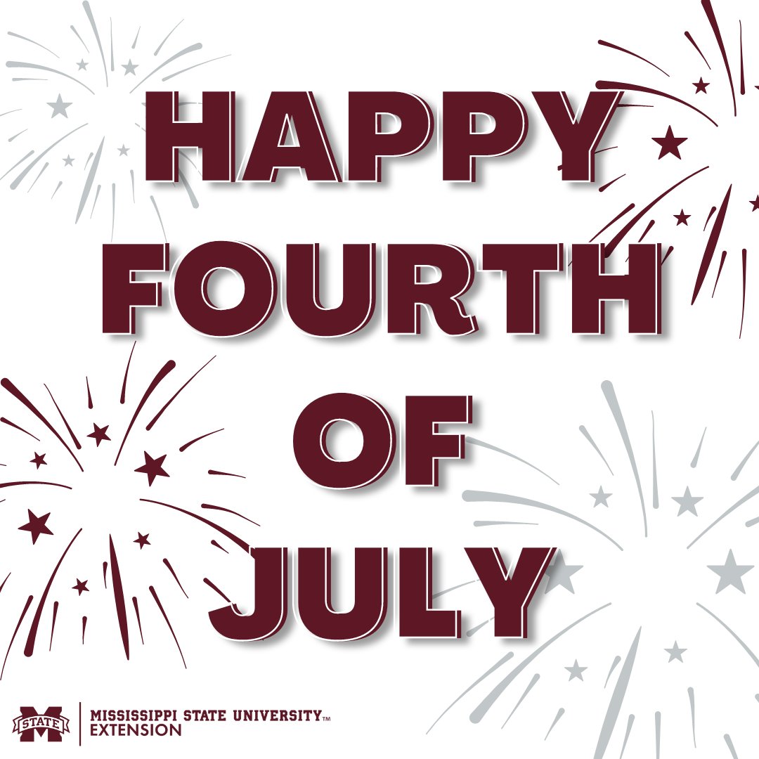 We will be closed on Tuesday, July 4 in observance of Independence Day! We hope everyone has a great day celebrating the USA!! #MSUext 🇺🇸