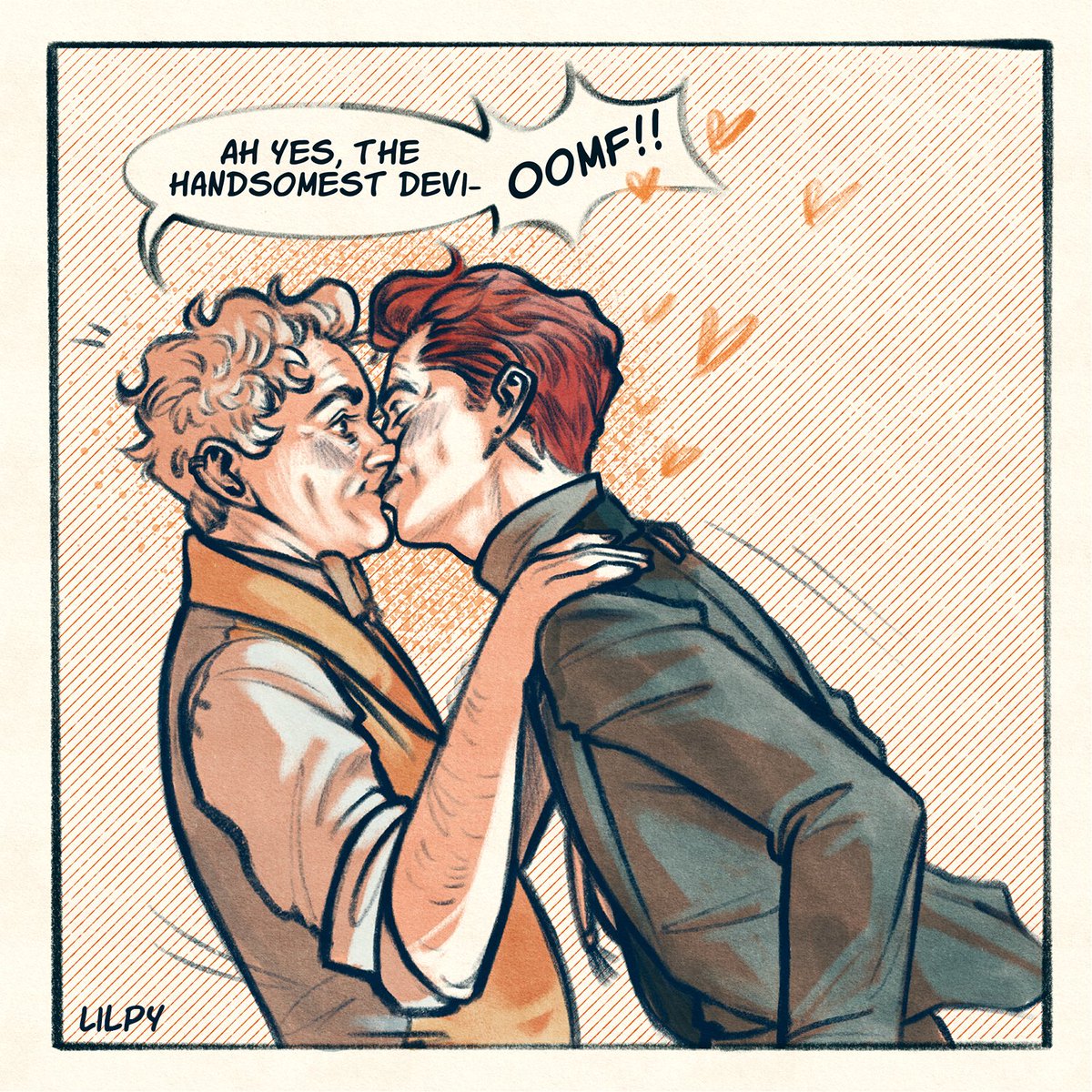 ✨ New 😘

He knows the effect of the turtleneck, he knows how powerful it is. Doesn't mean he has to wait for his angel to swoon because of it😎

#GoodOmens #ineffablehusbands #aziracrow #Goodomens2