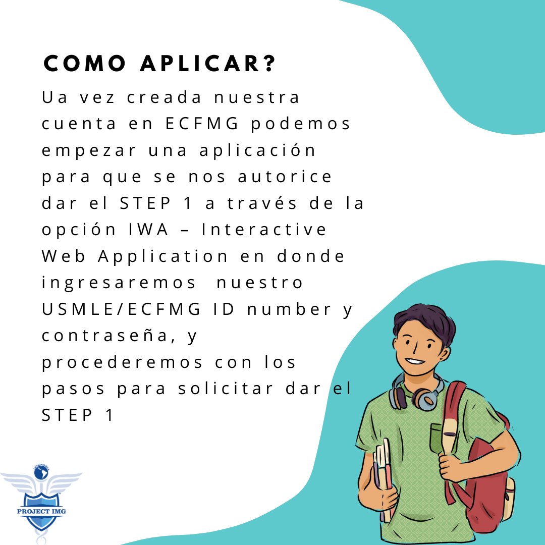 PIMGlatino's tweet photo. Colegas que aun están en la facultad, y quieren aplicar a los #steps, ¡aquí les enseñamos como aplicar!

#ProjectIMG #MedTwitter #Steps #ECFMG https://t.co/xbKCOzTKqu