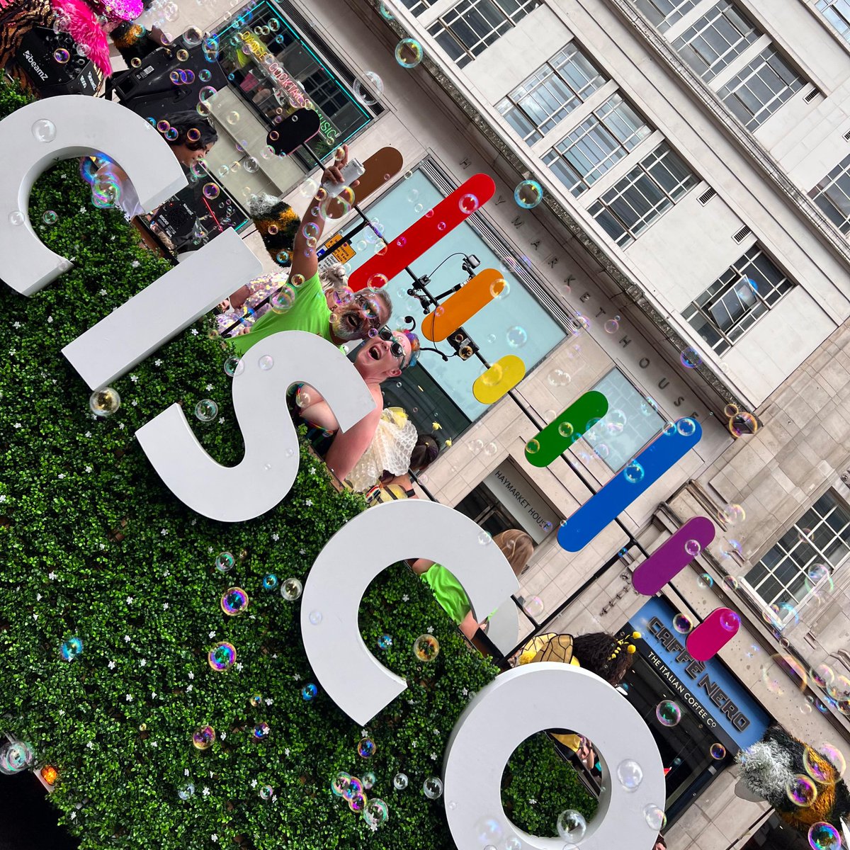 Cisco's tweet image. We were delighted to be part of @PrideinLondon once again this year not only as a sponsor and participant, but also as a Cisco @meraki WiFi technology provider to keep the organizers and media partners securely connected.

#WeAreCisco #CiscoPride @CiscoUKI