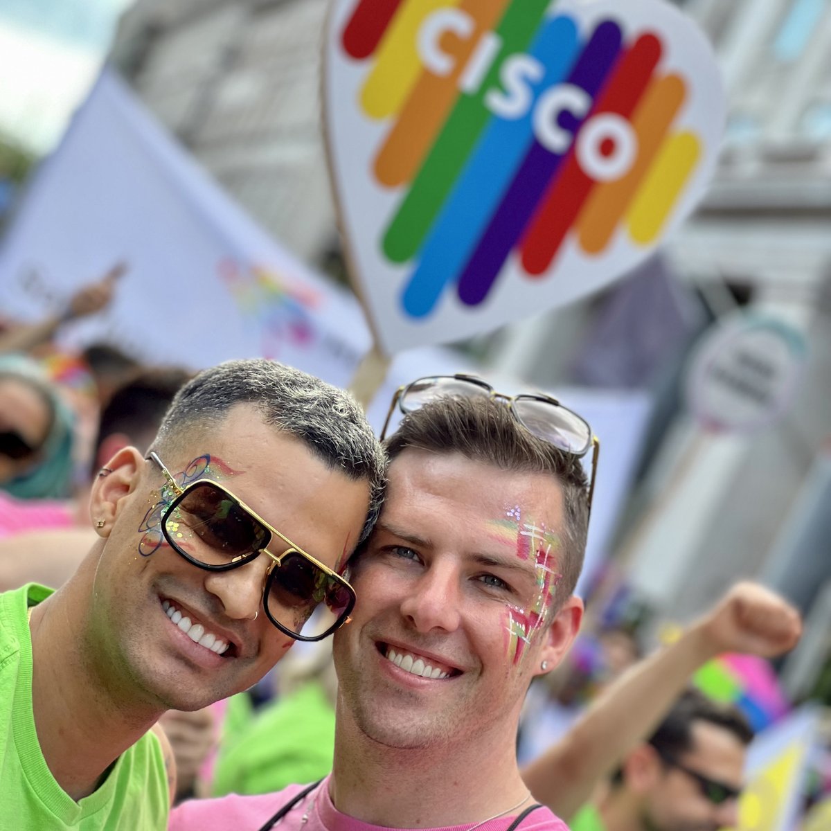 Cisco's tweet image. We were delighted to be part of @PrideinLondon once again this year not only as a sponsor and participant, but also as a Cisco @meraki WiFi technology provider to keep the organizers and media partners securely connected.

#WeAreCisco #CiscoPride @CiscoUKI