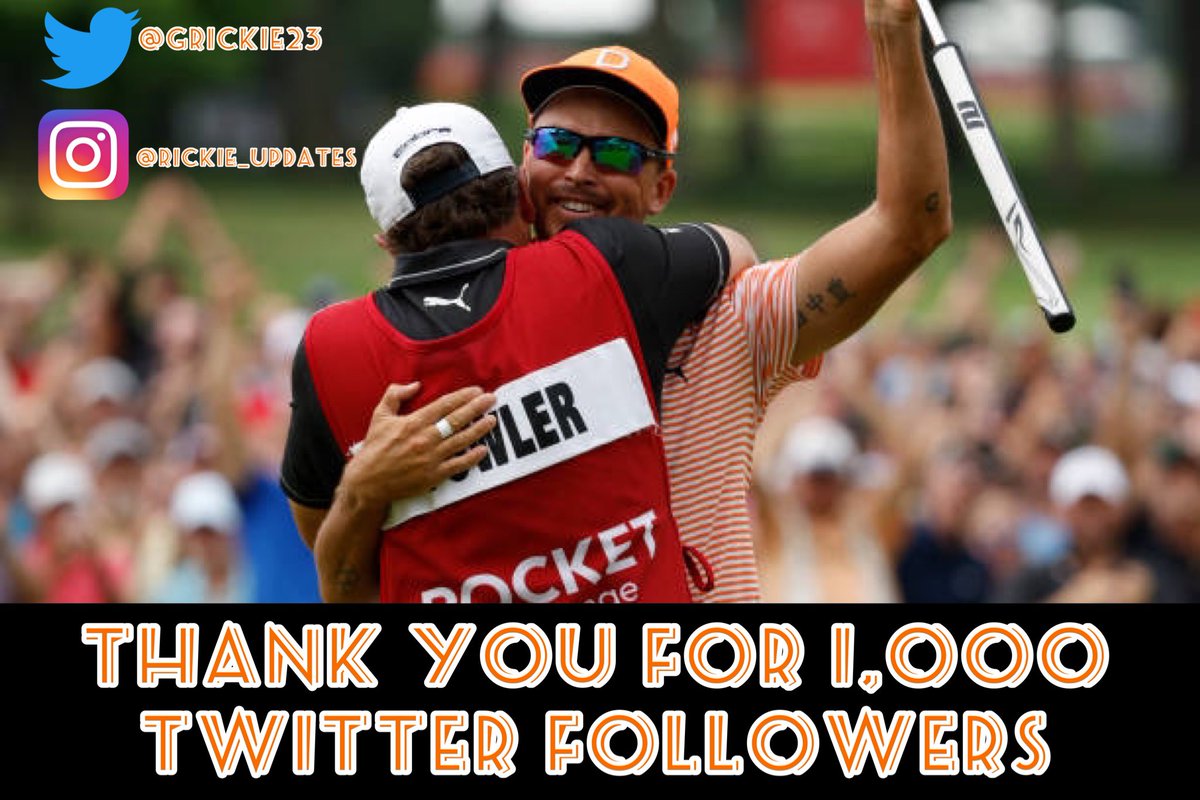 GRickie23's tweet photo. 🚨🙏👀The page reached it’s biggest milestone yet over the weekend. Special thanks to everyone who helped us surpass 1 thousand followers! It has been 2.5 years of shot by shot tracking, and yesterday’s W was so rewarding! Thanks to each and every member of #TeamFowler! #GoRickie https://t.co/W3GIg1ODS9