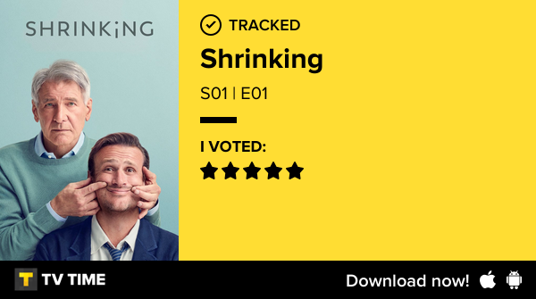 I've just watched episode S01 | E01 of Shrinking!  #shrinking  tvtime.com/r/2Sp8p #tvtime