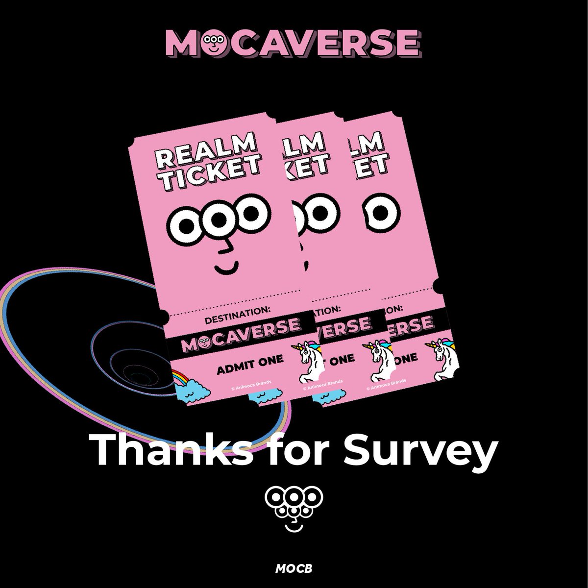 MocaClub's tweet photo. 🧿Thank you to all @MocaFam participate of the Moca Survey-June 2023! We will be drawing 3 lucky MocaFam to receive a Realm Ticket.    

😎Please keep an eye on the email you provided. 
Make sure your in the @MocaverseNFT &amp; #MocaClub Discord! https://t.co/SYrlRi45gJ