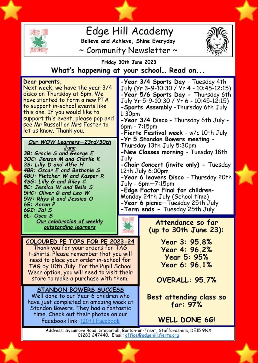 Edge Hill Academy tweet media