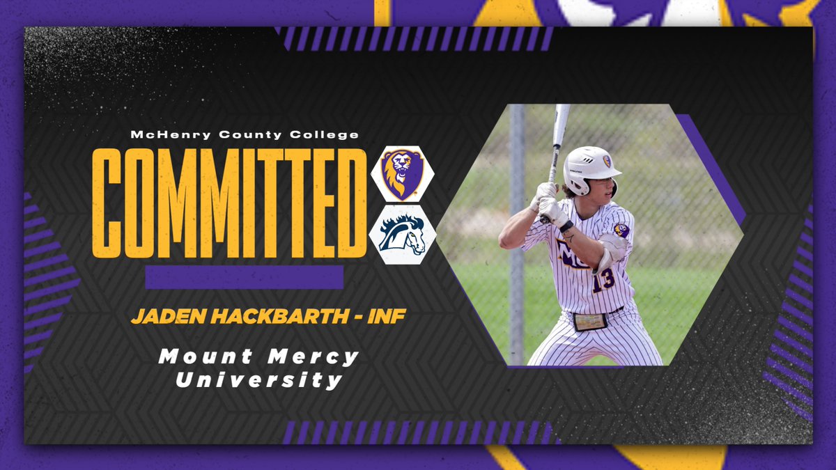 Congratulations to infielder Jaden Hackbarth (Neenah, WI) on his commitment to play baseball this fall <a href="/MountMercy/">Mount Mercy University</a>