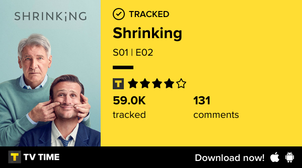 I've just watched episode S01 | E02 of Shrinking!  #shrinking  tvtime.com/r/2Sp8y #tvtime