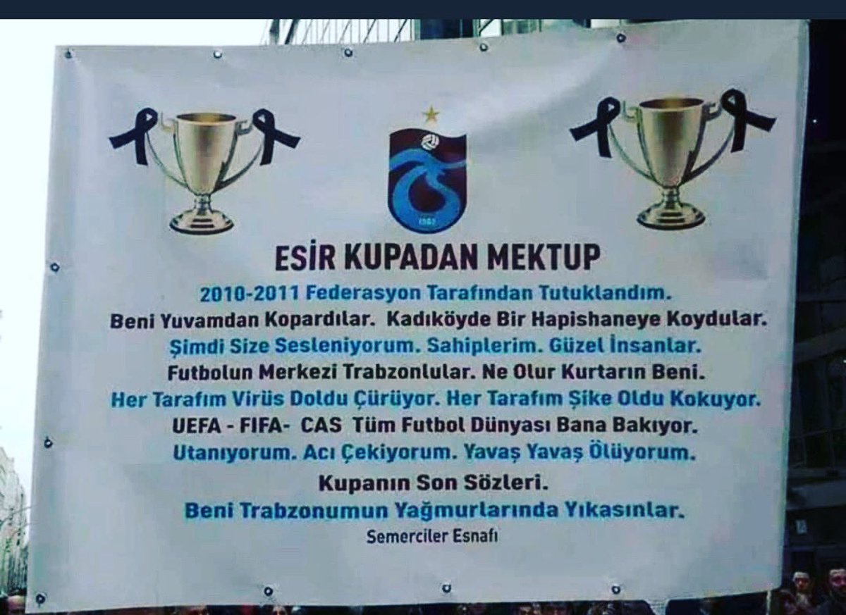 Esir kupadan mektup var
#SeneHep2011 #3Temmuz