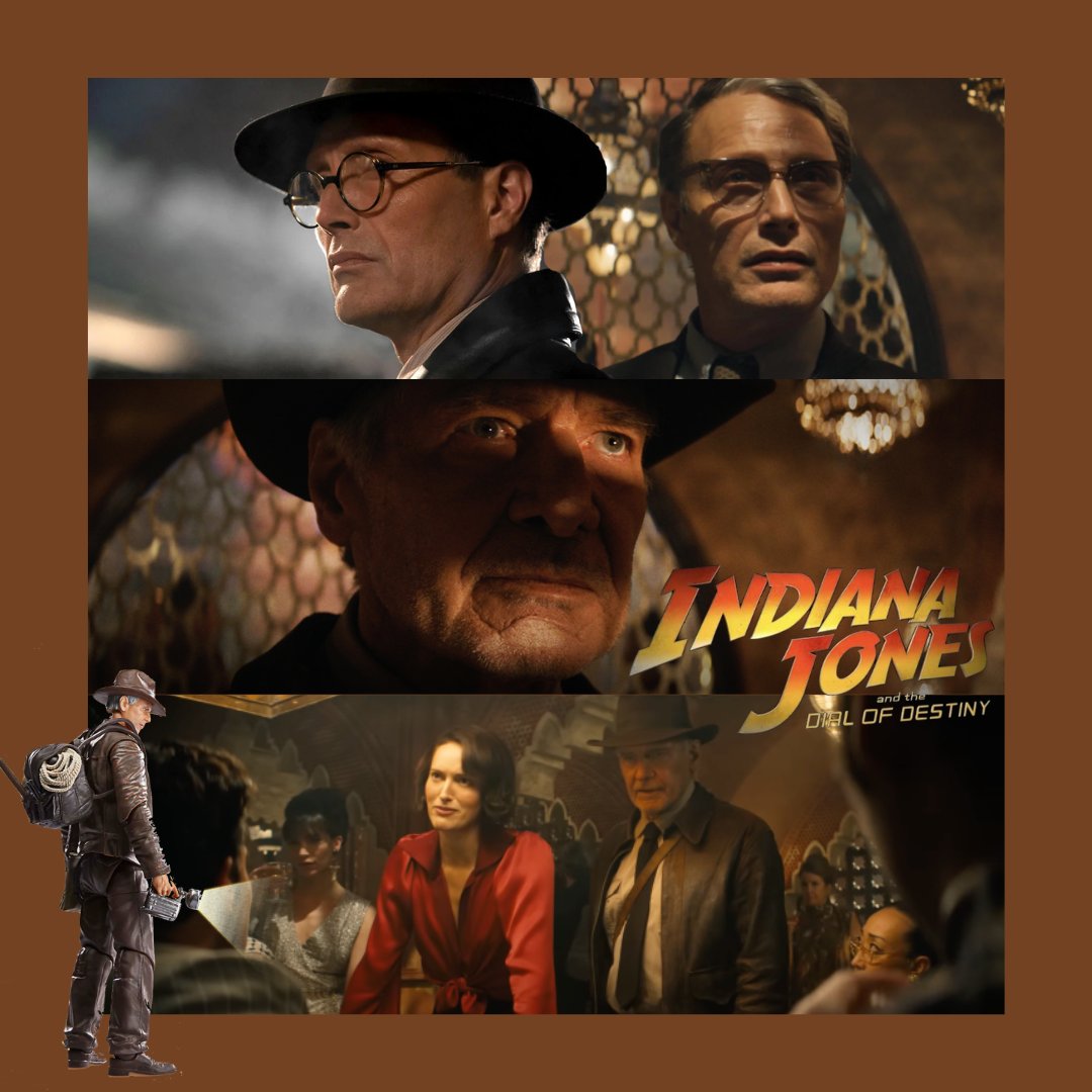 WeVidIt's tweet photo. Harrison Ford in one of his iconic roles, showcases his skill in Indiana Jones and the Dial of Destiny raking in 130M during its global opening. What do you think of this series? 
#IndianaJones #movies #BoxOffice #DialOfDestiny #harrisonford #phoebewallerbridge #series #acting https://t.co/1uvgJrlXm0
