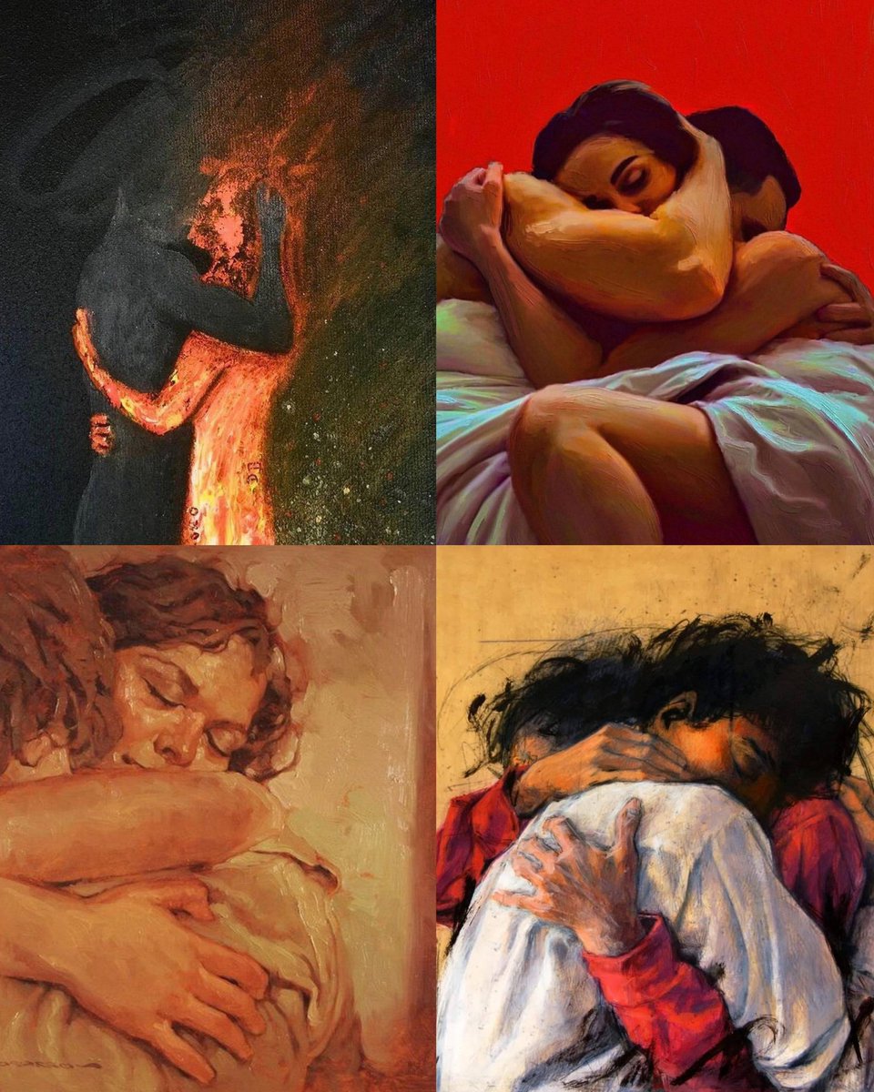 artistryhere's tweet photo. embrace — in art https://t.co/mVZIUFyvp6