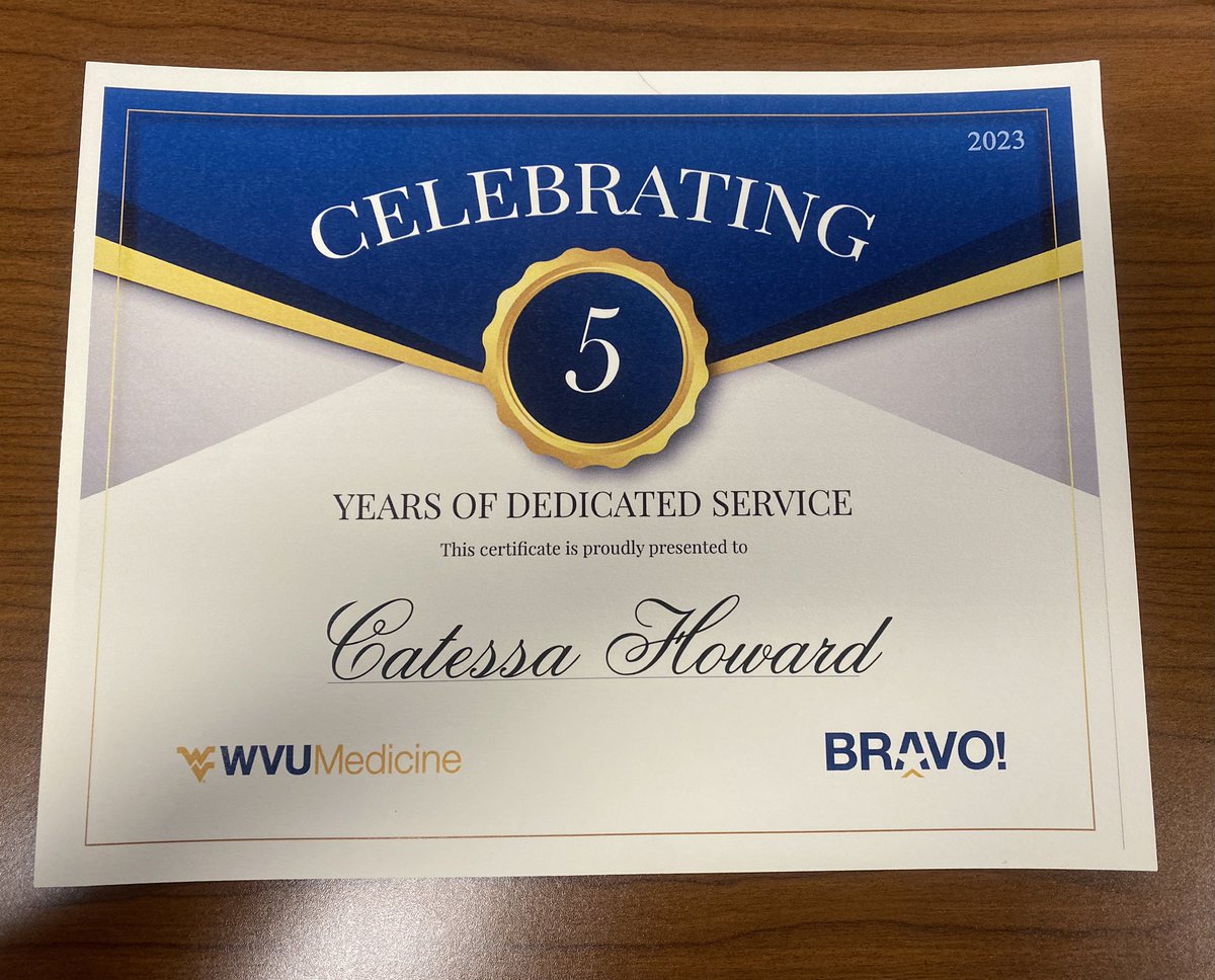 5 years ago I started my journey with @WVUMedicine as a PGY-2 ID pharmacy resident. A lot of growth and challenge since then, but very thankful to be in my current position &amp; impacting antimicrobial use across WV! Thank you to all I have the pleasure of working with!