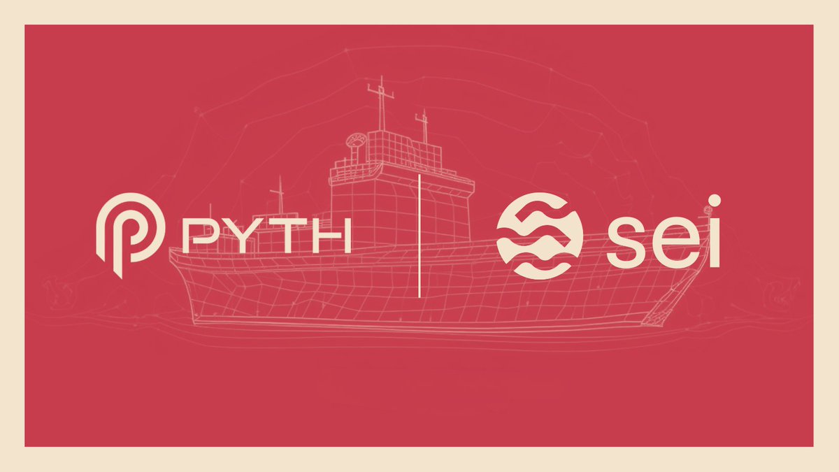 SeiNetwork's tweet image. Welcome aboard, @PythNetwork - a top oracle network trusted by 80+ institutions. 🎉🚢

Pyth provides the Sei community with 250+ real-time price feeds for a wide array of assets.

Speed meets speed as the fastest L1 integrates with one of the fastest and most reliable oracles.