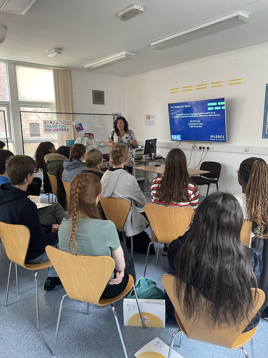 WHHApprentices's tweet photo. Welcome to our 1st cohort of Summer Work Experience students! Yr 10’s and Yr 12’s are with us all week on placement but will also learn about pathways into the NHS and employability skills. @wadedeacon @priestleysfc @crontoncoll @UTCWarrington @wvrcollege @SirJohnDeanes https://t.co/PO7CD8Bxv6