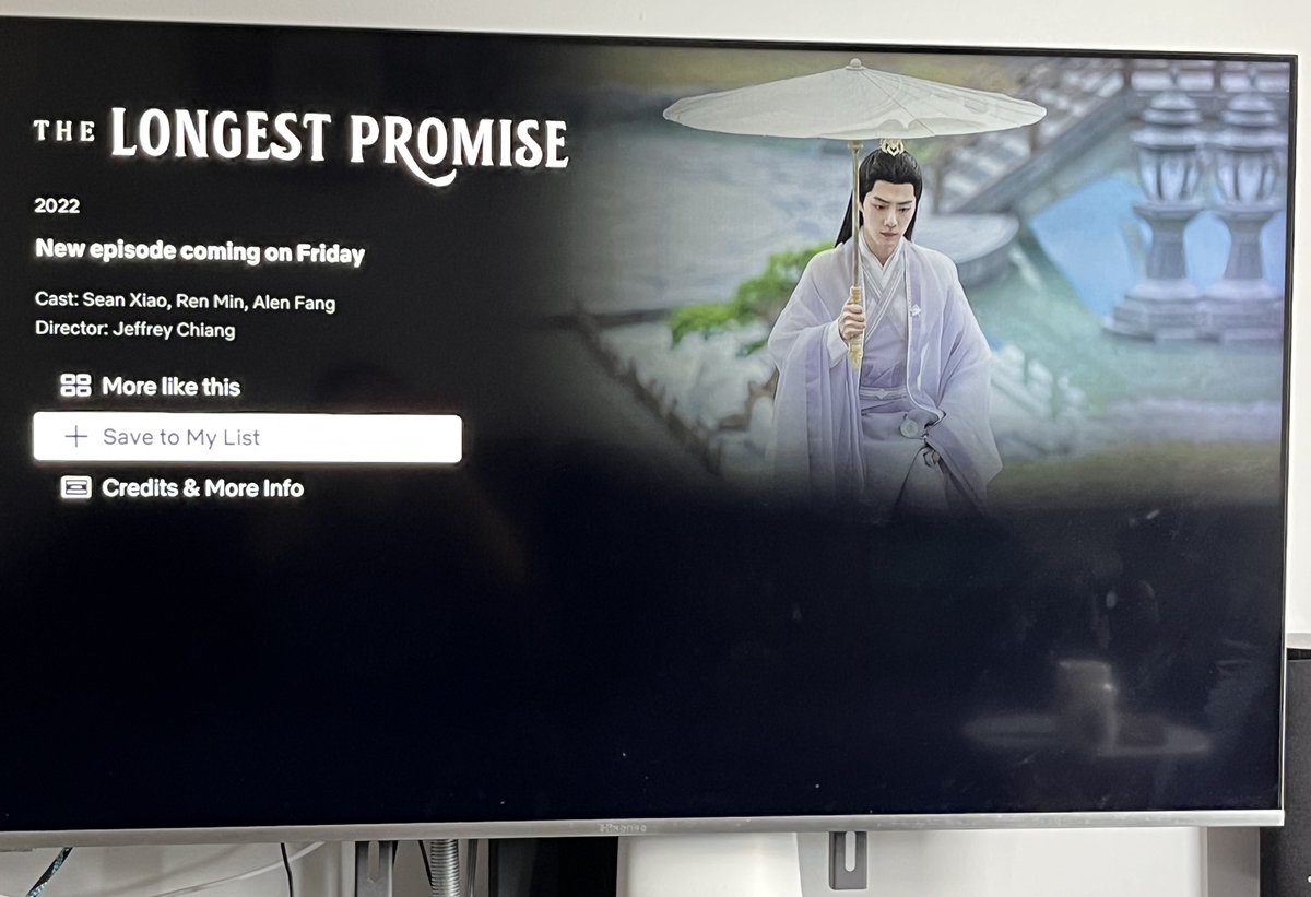 xzmelons's tweet photo. #TheLongestPromise is coming on Netflix from this Friday! #XiaoZhan https://t.co/SIRr2ZySrf