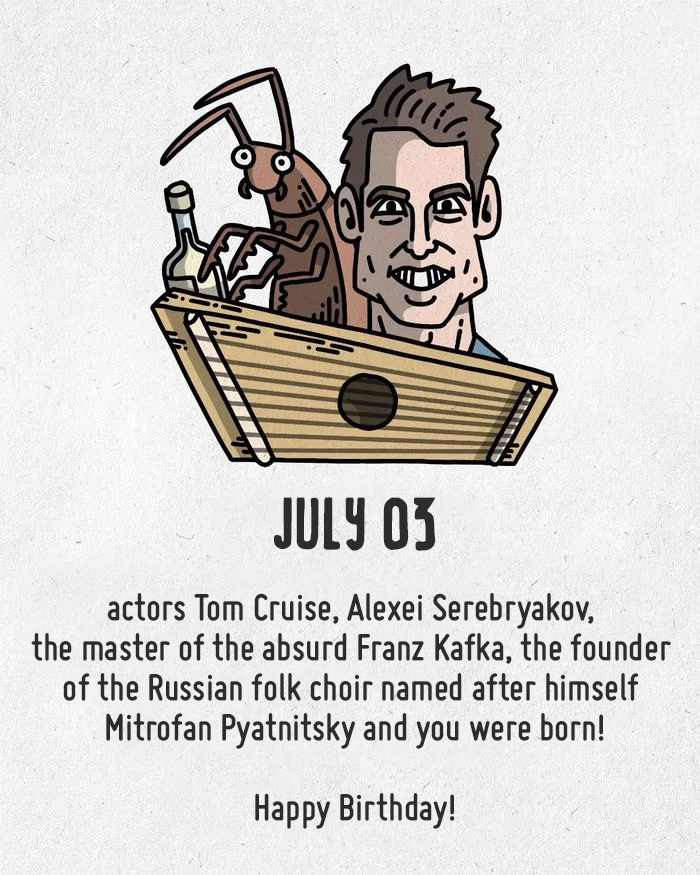 desvvt's tweet photo. Calendar "Happy Birthday" July 03 #Art #HappyBirthday #July03 #Calendar #NFT #OpenSea https://t.co/scZBYobqXK