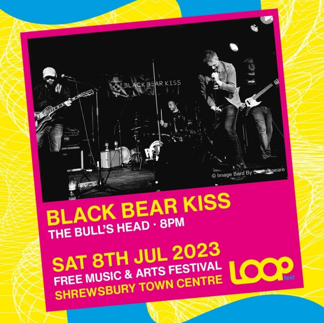 blackbearkiss's tweet image. Busy weekend coming up!
Firstly we are playing #Loopfest  on Saturday in #shrewsbury

Catch us at 8pm The Bulls head - it's gunna be a lively one 🤘

#LOOPFEST23
