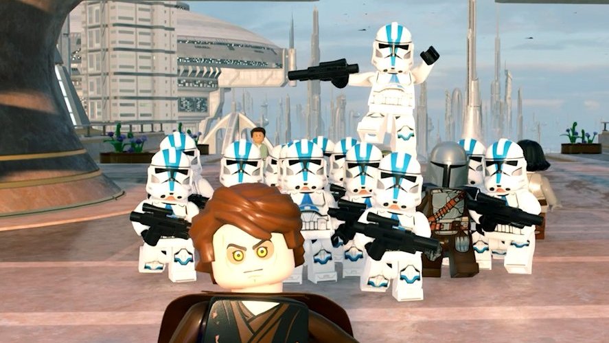 Acontece que você pode jogar como Grogu em LEGO Star Wars: A Saga Skywalker