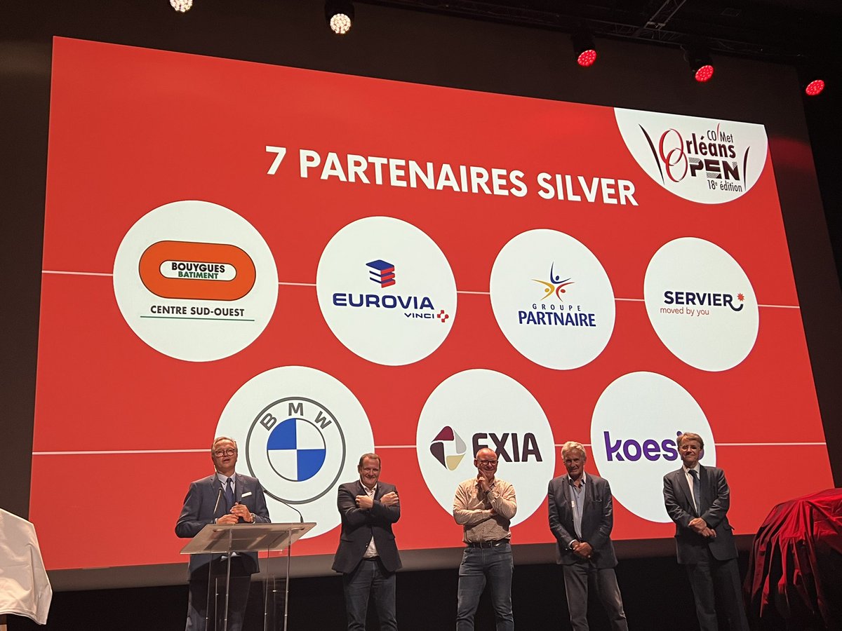 Un grand merci à nos 149 partenaires, entreprises et collectivités, sans qui CO’Met Orléans Open ne pourrait avoir lieu. 

Un merci tout particulier à nos partenaires Gold et Silver !

<a href="/VilledOrleans/">Ville d'Orléans</a> <a href="/CA_Centre_Loire/">Crédit Agricole Centre Loire</a> <a href="/RCValdeLoire/">Région Centre-Val de Loire</a>