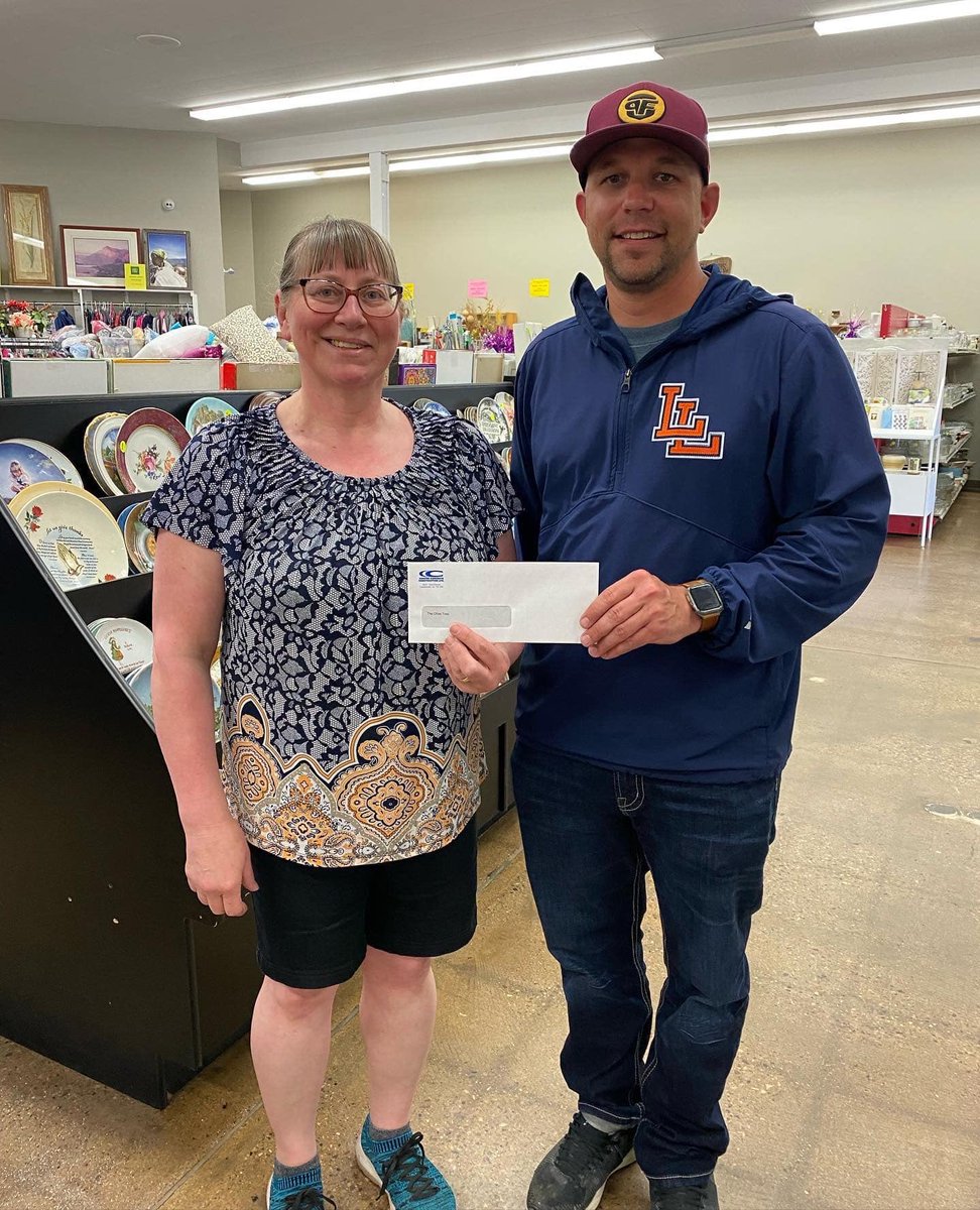 OliveTreeLloyd's tweet photo. Sending out a big Thank You to @CooperConcrete Construction Ltd. for choosing The Olive Tree as the recipient for the Backpack Raffle at the annual @LloydConstAssoc Golf Tournament. #cooperconcrete #olivetreelloyd #lloydminster https://t.co/CJBXovtci8