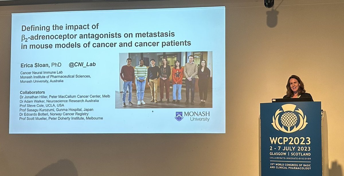 Chantel Mastos (@chantelmastos) on Twitter photo Proud student moment today <a href="/WCP2023/">WCP2023</a> in Glasgow, hearing from my supervisors <a href="/Dr_MLHalls/">Dr Michelle L Halls</a> & Erica Sloan (<a href="/CNI_lab/">Cancer Neural-Immune Lab</a>) - very privileged to be led by such accomplished and inspirational women in science! 👩🏻🔬 Proud student moment today <a href="/WCP2023/">WCP2023</a> in Glasgow, hearing from my supervisors <a href="/Dr_MLHalls/">Dr Michelle L Halls</a> & Erica Sloan (<a href="/CNI_lab/">Cancer Neural-Immune Lab</a>) - very privileged to be led by such accomplished and inspirational women in science! 👩🏻🔬