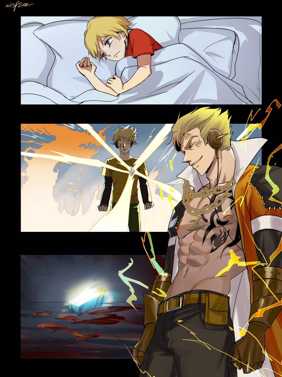 wispzoa's tweet photo. Thunder Dragon King #Laxus Dreyar!! #FairyTail100YearsQuest #FairyTail https://t.co/zAQFPV9C4q