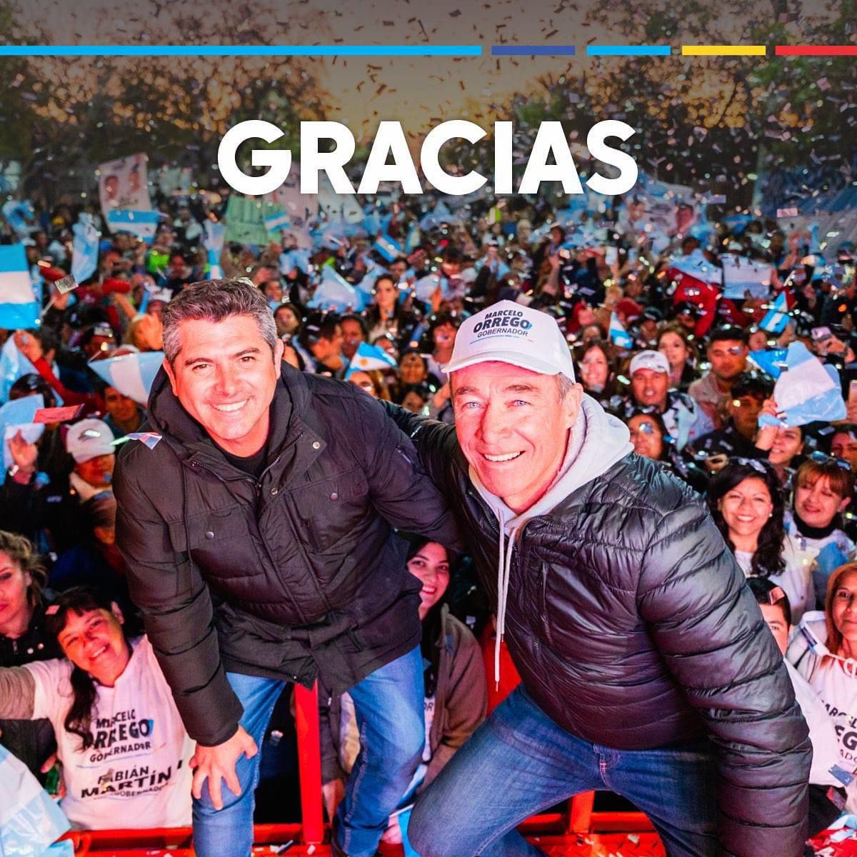 daniroquelok's tweet photo. FELICITACIONES @DrMarceloOrrego NUEVO GOBERNADOR DE SAN JUAN !! 👏👏💪💪

PARA TODOS LOS QUE SEGUIMOS SOÑANDO CON OTRA SANTA CRUZ ESTE ES UN DÍA HISTÓRICO !! SE DEMOSTRÓ QUE CON TRABAJO, ESFUERZO Y MILITANCIA SE PUEDE CAMBIAR !!

GRACIAS A TODOS LOS QUE LO HICIERON POSIBLE !! https://t.co/SQeu3Xcsm1