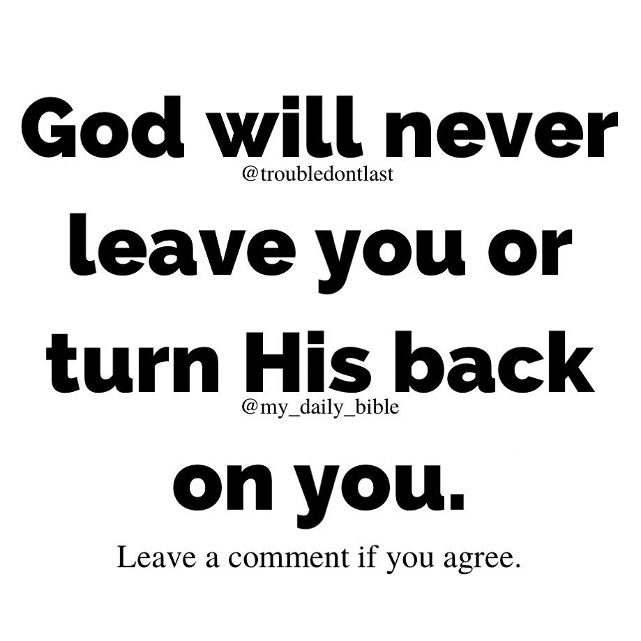 troubledontlast's tweet photo. God is not the type of God who will just neglect you. #godisalwaysthere

God has never left you. #godwillneverleaveyou

God will not walk out of your life like people do. #godiswithyou

God is always by your side even when no one else is. #godisthere

Go… https://t.co/TQYEj1jeBV https://t.co/xgjMxWeZUM